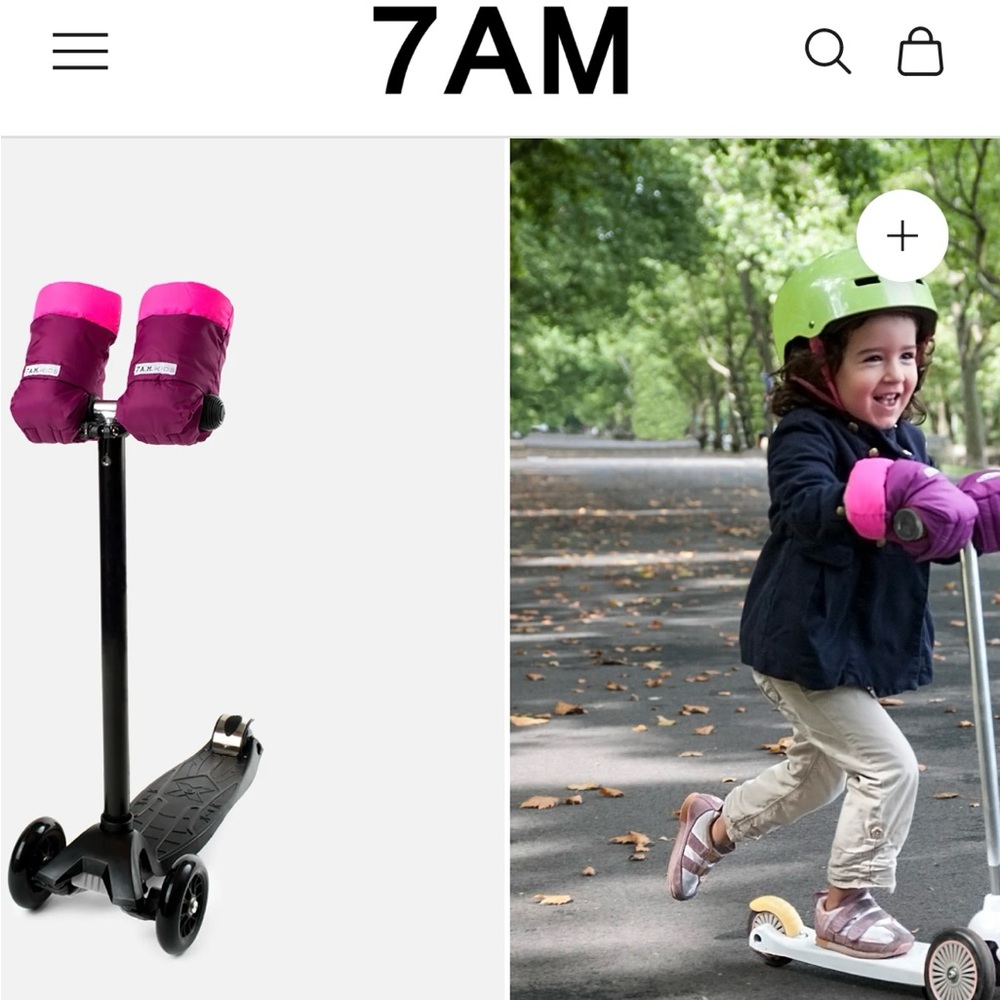 7 A.M scooter kids warmmuffs